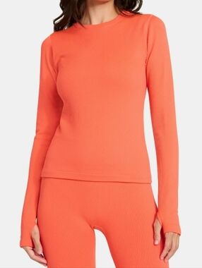 Ozark Trail Women’s Size S (4-6) Warmer Thermal Long Sleeve Seamless Fleece Top